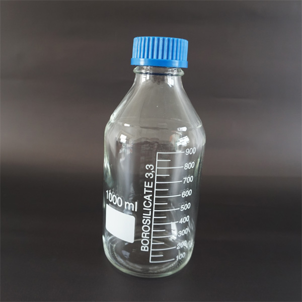 REAGENT BOTTLE WITH BLUE SCREW CAP