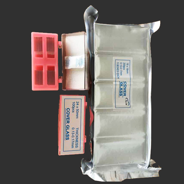 VACUUM MICROSCOPE COVER GLASS