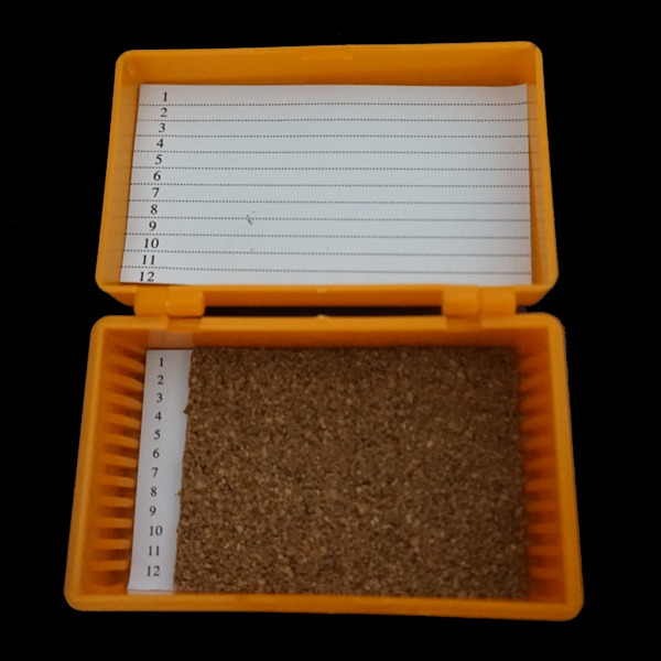 12PCS MICROSCOPE SLIDE BOX