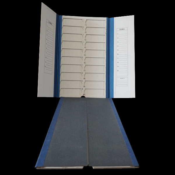 20PCS MICROSCOPE SLIDE CARDBOARD