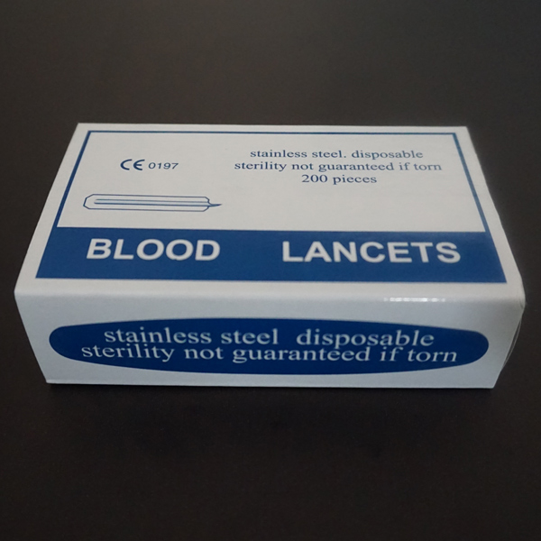 STAINLESS STEEL BLOOD LANCETS